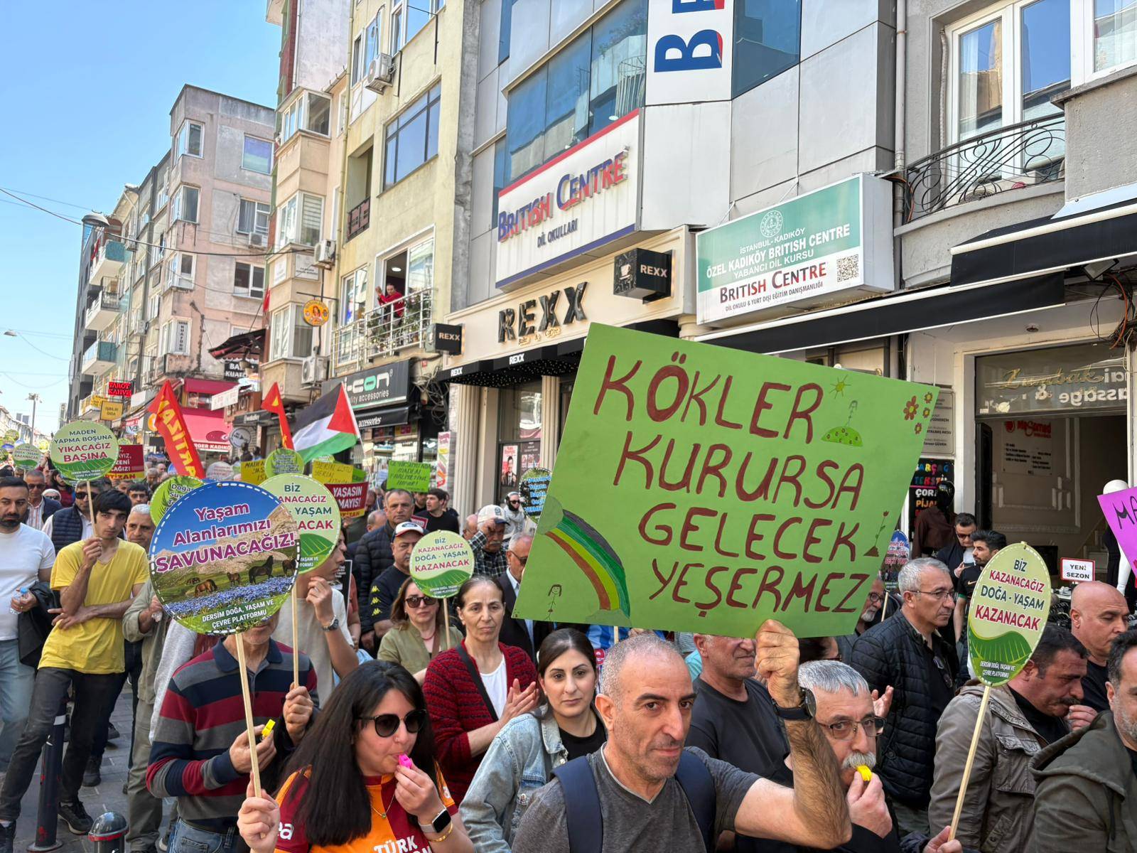 Kadıköy’de ekoloji mitingi: “Maden istemiyoruz”